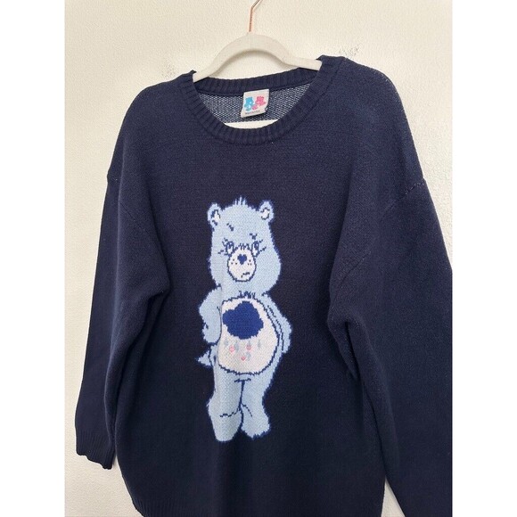 Care Bear x Acme De La Vie Sweater Crewneck Blue 2021 Raglan Unisex XLarge XL 2 - Picture 2 of 8